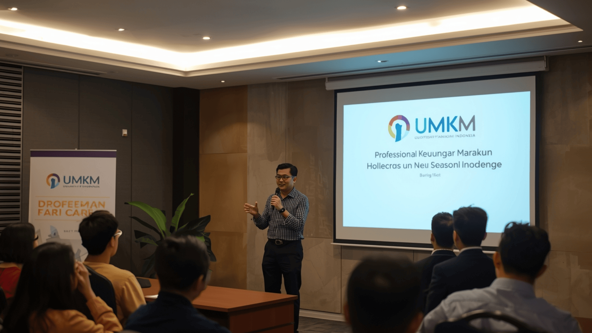 Diskusi fintech syariah dengan UMKM